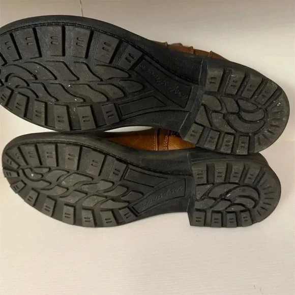 Easy Street Women's Ankle Bootie Brown Faux Leather Size 10 Casual - Picture 6 of 6